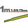 SOLEX Zmršťovacia trubička 1,5mm/0,75mm žlto-zelená DRS1,5-0,75/YEGR SOLEX Zmršťovacia trubička 1,5mm/0,75mm žlto-zelená DRS1,5-0,75/YEGR