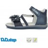 Detské kožené sandálky D.D.step Royal blue G072-317A 26 Detské kožené sandálky D.D.step Royal blue G072-317A 26