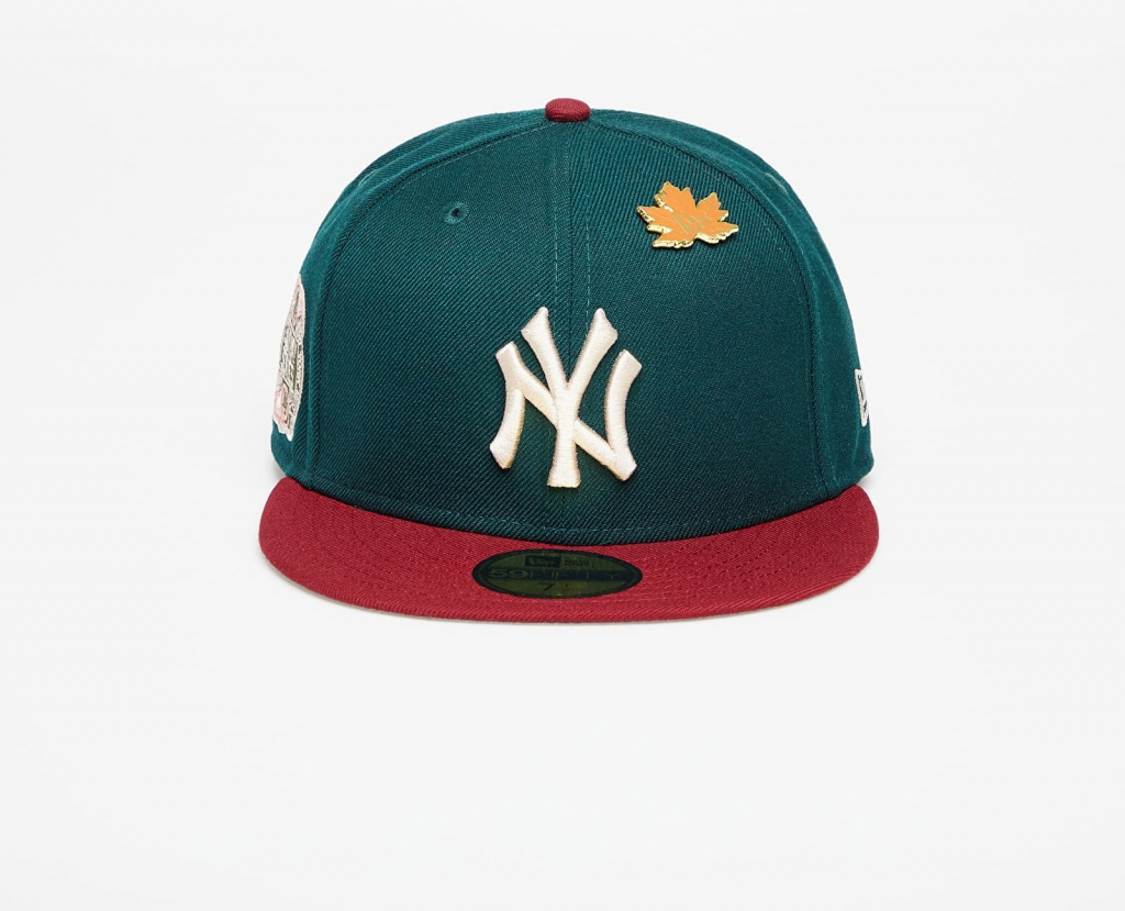 New Era New York Yankees Ws Contrast 59Fifty Fitted Cap New Olive/ Optic White