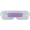 Sistema Delený desiatový box To Go Small Split s 2 oddielmi 350 ml, fialová Sistema Delený desiatový box To Go Small Split s 2 oddielmi 350 ml, fialová