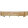 Bighome - Komoda FLORENZ z mangového dreva, lakovaný prírodný, 200x40x80 Bighome - Komoda FLORENZ z mangového dreva, lakovaný prírodný, 200x40x80