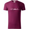 EKG formula - Tričko z organickej bavlny - 2XL ( Fuchsiová ) EKG formula - Tričko z organickej bavlny - 2XL ( Fuchsiová )