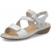 Rieker dámske sandále 659C7-93 strieborná
