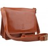 NovaKabelka.sk Quieta Marrone Chiaro kožená talianska crossbody kabelka hnedá NovaKabelka.sk Quieta Marrone Chiaro kožená talianska crossbody kabelka hnedá