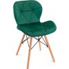 Bestent Jedálenská stolička zamatová zelená SMARAGD Bestent Jedálenská stolička zamatová zelená SMARAGD