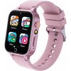 YEDASAH Smartwatch pre deti s volaním Vodotesné GPS LCD 26 hier ružové YEDASAH Smartwatch pre deti s volaním Vodotesné GPS LCD 26 hier ružové