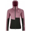 Ortovox Fleece Rib Hoody W ružová čierna