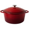 Liatinový hrniec smaltovaný červený ø 26 cm – Jupiter Lunasol Liatinový hrniec smaltovaný červený ø 26 cm – Jupiter Lunasol