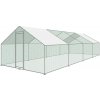 Voliéra Strend Pro, pre hydinu, klietka, so strechou, 3x8x2 m Voliéra Strend Pro, pre hydinu, klietka, so strechou, 3x8x2 m
