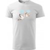 Bocian čakáme bábätko - neutrálne - Tričko extra veľké (5-8XL) - 5XL ( Biela ) Bocian čakáme bábätko - neutrálne - Tričko extra veľké (5-8XL) - 5XL ( Biela )