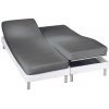 Napínacia plachta zn. Colombine® na polohovacie postele s hĺbkou rohov 26 cm, polycoton antracitová 161 Blancheporte Napínacia plachta zn. Colombine® na polohovacie postele s hĺbkou rohov 26 cm, polycoton antracitová 161 Blancheporte