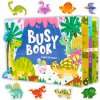 SENZORICKÁ KNIŽKA PRE DETI MONTESSORI EDUKAČNÁ BUSY BOOK DINOZAURY SENZORICKÁ KNIŽKA PRE DETI MONTESSORI EDUKAČNÁ BUSY BOOK DINOZAURY