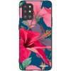Picasee silikónový čierny obal pre OnePlus 8T - Hibiscus Picasee silikónový čierny obal pre OnePlus 8T - Hibiscus