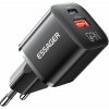 Nabíjačka Essager 20W, GaN, USB-C + USB-A ECTAC-HMB01-P Nabíjačka Essager 20W, GaN, USB-C + USB-A ECTAC-HMB01-P