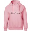 Stafordšírsky bulteriér EKG - Oversized mikina dámská Moon - kratšia + širšia - XS ( Ružová ) Stafordšírsky bulteriér EKG - Oversized mikina dámská Moon - kratšia + širšia - XS ( Ružová )