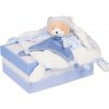 Doudou et Compagnie Paris Doudou Darčeková sada medvedík muchláčik s čiapočkou