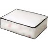 Arte Regal Textilný úložný box na uschovanie oblečenia a posteľnej bielizne, WHITE KIPIT, 60x45x30, biely Arte Regal Textilný úložný box na uschovanie oblečenia a posteľnej bielizne, WHITE KIPIT, 60x45x30, biely