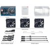 Seasonic MagFlow 3-Fan Kit Počítačová skříň Ventilátor 12 cm Černá 3 kusů Seasonic MagFlow 3-Fan Kit Počítačová skříň Ventilátor 12 cm Černá 3 kusů