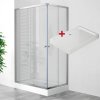 POINT LOR 120x80 Clear Obdĺžnikový sprchovací kút s akrylátovou vaničkou POINT LOR 120x80 Clear Obdĺžnikový sprchovací kút s akrylátovou vaničkou