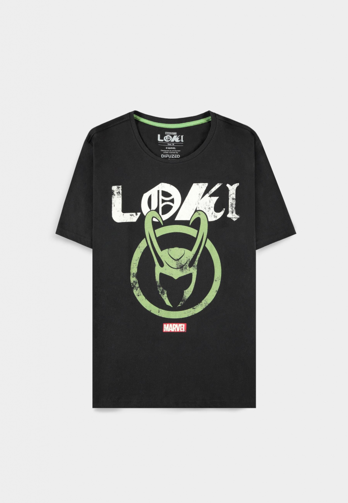 Marvel Loki Logo Badge Men\'s Short Sleeved T-Shirt black