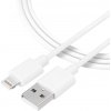 Tactical KP31182 Smooth Thread USB-A/Lightning, 1m, bílý Tactical KP31182 Smooth Thread USB-A/Lightning, 1m, bílý