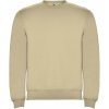 Clasica unisex sveter s výstrihom crewneck červená