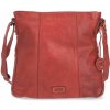 Kožená dámska crossbody kabelka Noelia Bolger vo vintage štýle, stredne veľká- červená 2002 Kožená dámska crossbody kabelka Noelia Bolger vo vintage štýle, stredne veľká- červená 2002