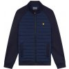 Pánska golfová bunda Lyle and Scot Quilted Fleece S Navy Modrá Pánska golfová bunda Lyle and Scot Quilted Fleece S Navy Modrá