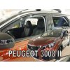 Deflektory na Peugeot 3008, 5-dverová (+zadné), r.v.: 2017 - Deflektory na Peugeot 3008, 5-dverová (+zadné), r.v.: 2017 -