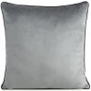 Eurofirany ová obliečka na vankúš GAJA svetlo sivá s lemovaním svetlošedá Zamat 45x45 cm Eurofirany ová obliečka na vankúš GAJA svetlo sivá s lemovaním svetlošedá Zamat 45x45 cm