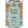 Výhodné balenie Rosies Farm Adult 12 x 400 g - losos a kuracie s krevetami Výhodné balenie Rosies Farm Adult 12 x 400 g - losos a kuracie s krevetami