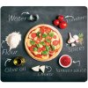 KESPER Viacúčelová Krájacia Doska 56 X 50 cm Sklo Motív Pizza 36598 KESPER Viacúčelová Krájacia Doska 56 X 50 cm Sklo Motív Pizza 36598