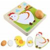Montessori 3D puzzle Vývojové štádia - kura Montessori 3D puzzle Vývojové štádia - kura