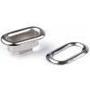 Priechodky s podložkou ovál 4x12 mm - 50 pár nikel Priechodky s podložkou ovál 4x12 mm - 50 pár nikel