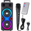 PRENOSNÝ BLUETOOTH REPRODUKTOR KARAOKE POWER AUDIO 16W s Výškovým Reproduktorom a Mikrofónom PRENOSNÝ BLUETOOTH REPRODUKTOR KARAOKE POWER AUDIO 16W s Výškovým Reproduktorom a Mikrofónom