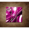 3D fialová abstrakcia - 3dielny 90x90cm 3D fialová abstrakcia - 3dielny 90x90cm
