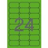 Apli Etikety, 64x33,9 mm, farebné, zaoblené rohy, APLI, neónové zelené, 480 etikiet/bal Apli Etikety, 64x33,9 mm, farebné, zaoblené rohy, APLI, neónové zelené, 480 etikiet/bal