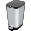Slovakia Trend Strend Pro 2212712 - Kôš KIS Chic Bin M Steel, 35 lit., 40,5x26,5x45 cm, na odpad, s pedálom Slovakia Trend Strend Pro 2212712 - Kôš KIS Chic Bin M Steel, 35 lit., 40,5x26,5x45 cm, na odpad, s pedálom