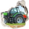 Diera 3D fototapety na stenu Traktor na poli 75x75 cm Diera 3D fototapety na stenu Traktor na poli 75x75 cm