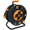 ABCtech Solight PB34 prodlužovací přívod na bubnu, 4 zásuvky, venkovní, 50m gumový kabel, 3x 1,5mm2, IP44 ABCtech Solight PB34 prodlužovací přívod na bubnu, 4 zásuvky, venkovní, 50m gumový kabel, 3x 1,5mm2, IP44