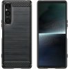 Techsuit Sony Xperia 1 V Carbon Shield TPU puzdro KP29167 čierna Techsuit Sony Xperia 1 V Carbon Shield TPU puzdro KP29167 čierna