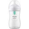 Avent Natural Response priehľadná fľaša s cumlíkom s ventilom AirFree 260 ml Avent Natural Response priehľadná fľaša s cumlíkom s ventilom AirFree 260 ml