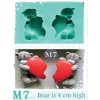 Silikónová forma medvedíkom a rozpŕholené srdiečko - Galias Moulds Silikónová forma medvedíkom a rozpŕholené srdiečko - Galias Moulds