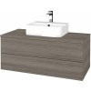 Dreja Kúpeľňová skrinka MODULE SZZ2 100 umývadlo Joy 3 - D25 Teak / D25 Teak Dreja Kúpeľňová skrinka MODULE SZZ2 100 umývadlo Joy 3 - D25 Teak / D25 Teak