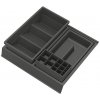 GOLLINUCCI Kúpeľňový organizér s prísl. pre hĺbku 350 mm, antracit 308x322x90 GOLLINUCCI Kúpeľňový organizér s prísl. pre hĺbku 350 mm, antracit 308x322x90