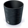 PROSPERPLAST FURU ROUND Kvetináč 30 cm antracit PROSPERPLAST FURU ROUND Kvetináč 30 cm antracit