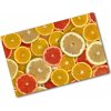 Kuchynská doska veľká zo skla Citrusové ovocie 80x52 cm Kuchynská doska veľká zo skla Citrusové ovocie 80x52 cm