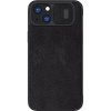 Nillkin Qin kožené puzdro - iPhone 15 Plus - Čierna