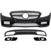 KITT Front Bumper & Diffuser with Muffler Tips Black suitable for Mercedes C-Class W205 S205 (2014-2018) C63 Design KITT Front Bumper & Diffuser with Muffler Tips Black suitable for Mercedes C-Class W205 S205 (2014-2018) C63 Design