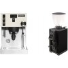 Rancilio Silvia PRO X, white + Stone Espresso Pebble, black Rancilio Silvia PRO X, white + Stone Espresso Pebble, black